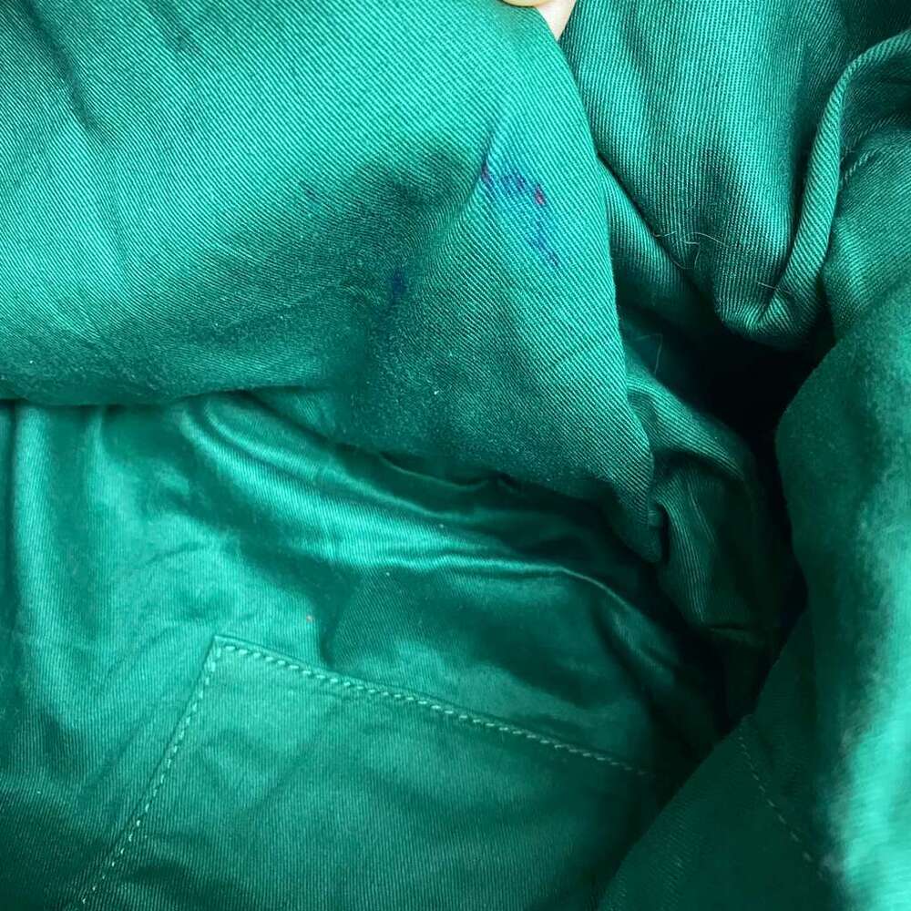Anthropologie Women's Green Lambskin Leather Hobo - Picture 5 of 13